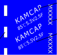 5.5V2.5F超級電容器法拉電容模組HT-5R5-Z255UYL07(B211)(N05) 用于行車記錄儀